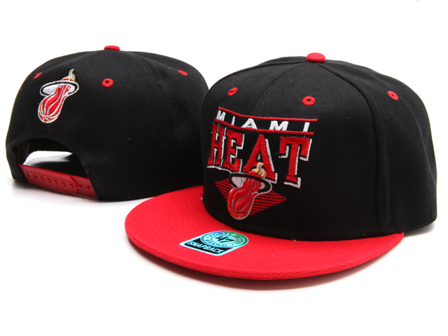 Miami Heat 47Brand Snapback Hat NU01
